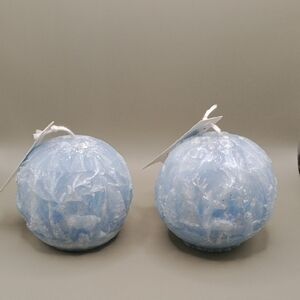 Tranquil Blue Spherical Candles